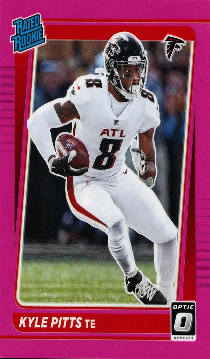 2021 Panini Donruss Football Pink Kyle Pitts #260 PSA 9