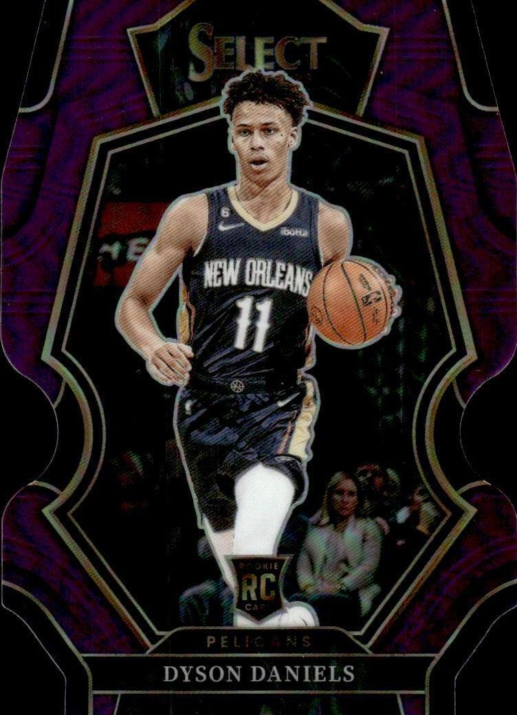 2022 Panini Select Basketball Purple Die Cut Dyson Daniels #172 PSA 10
