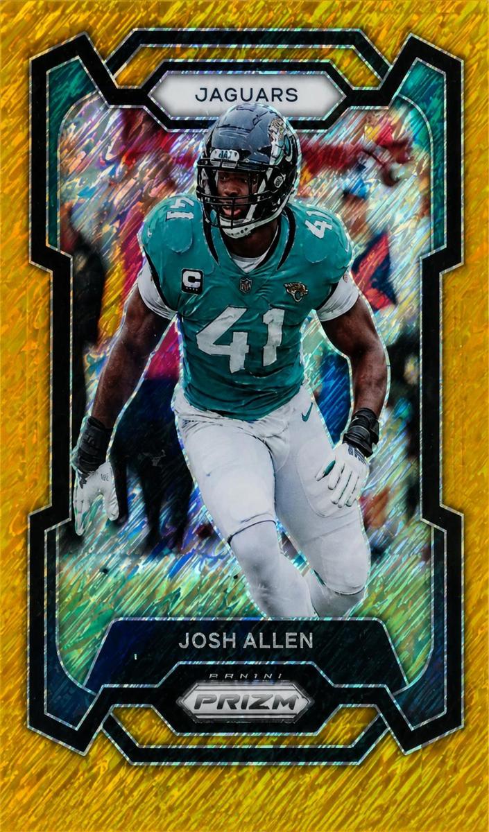 2023 Panini Prizm Football Gold Shimmer Josh Allen #137
