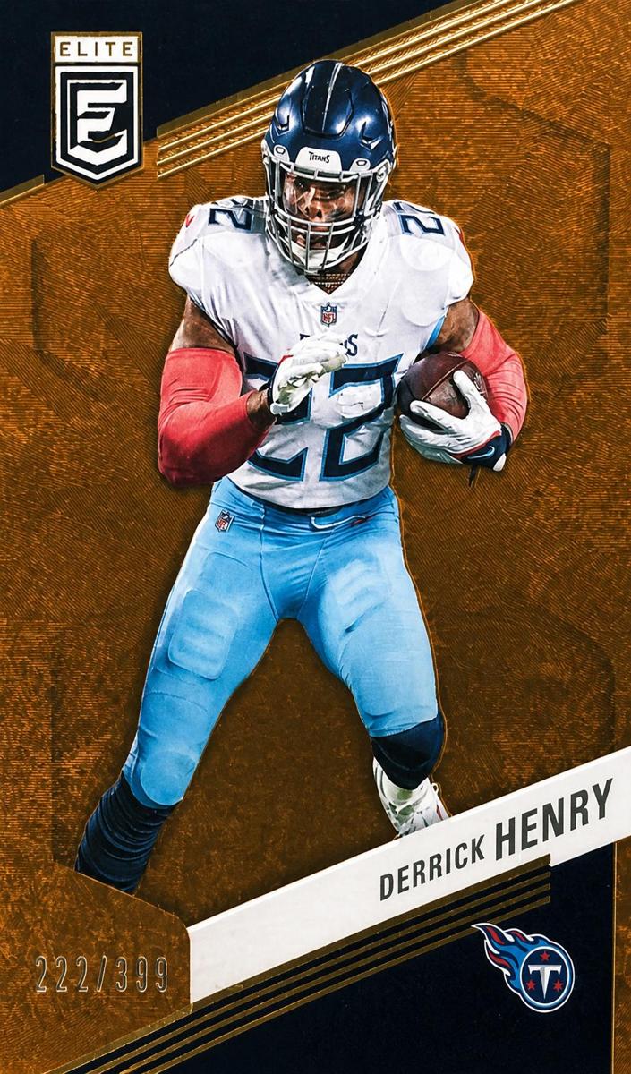 2023 Donruss Elite Football Orange Derrick Henry #29 PSA 10