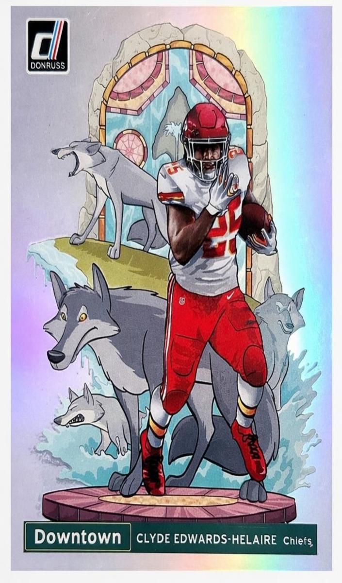 2020 Panini Donruss Football Clyde Edwards-Helaire #D-CEH