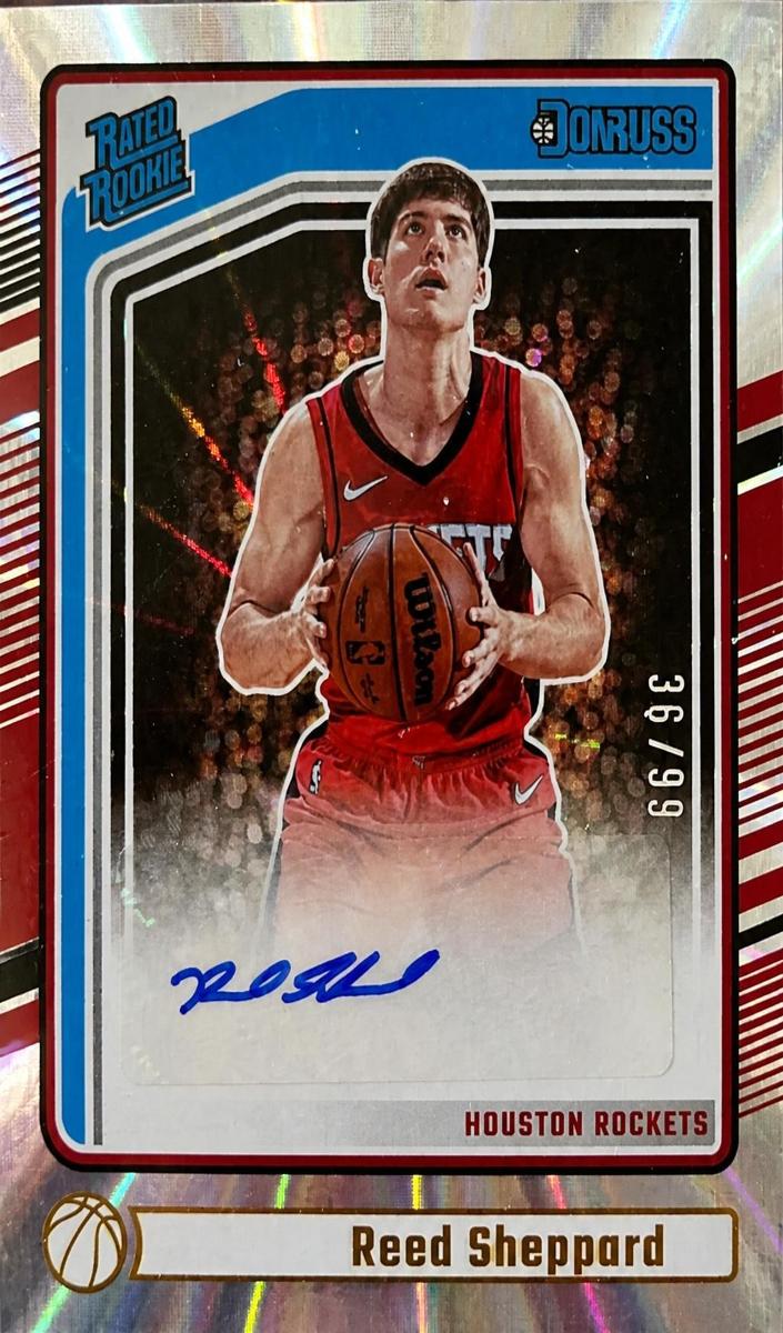 2024 Panini Donruss Basketball Holo Laser Reed Sheppard #251