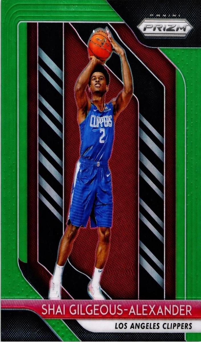 2018 Panini Prizm Basketball Green Shai Gilgeous-Alexander #184