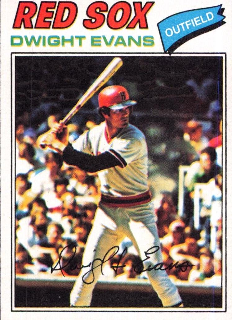 1977 Topps Baseball Dwight Evans #25