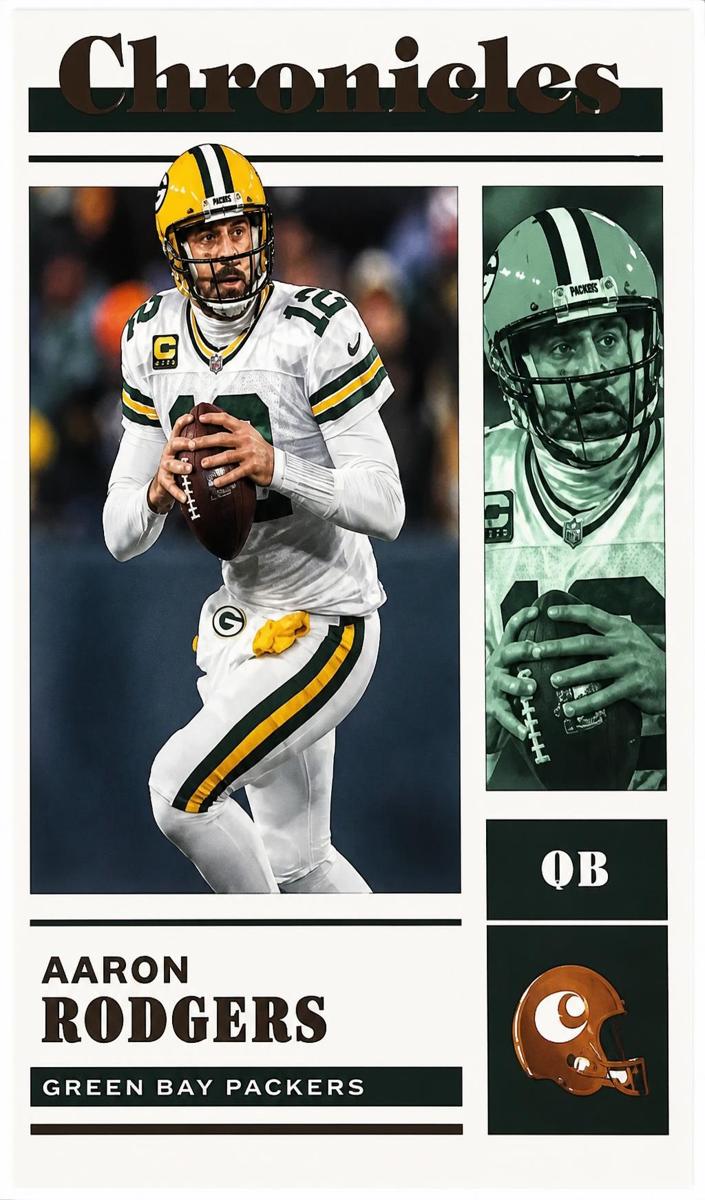 2022 Panini Chronicles Football Bronze Aaron Rodgers #23
