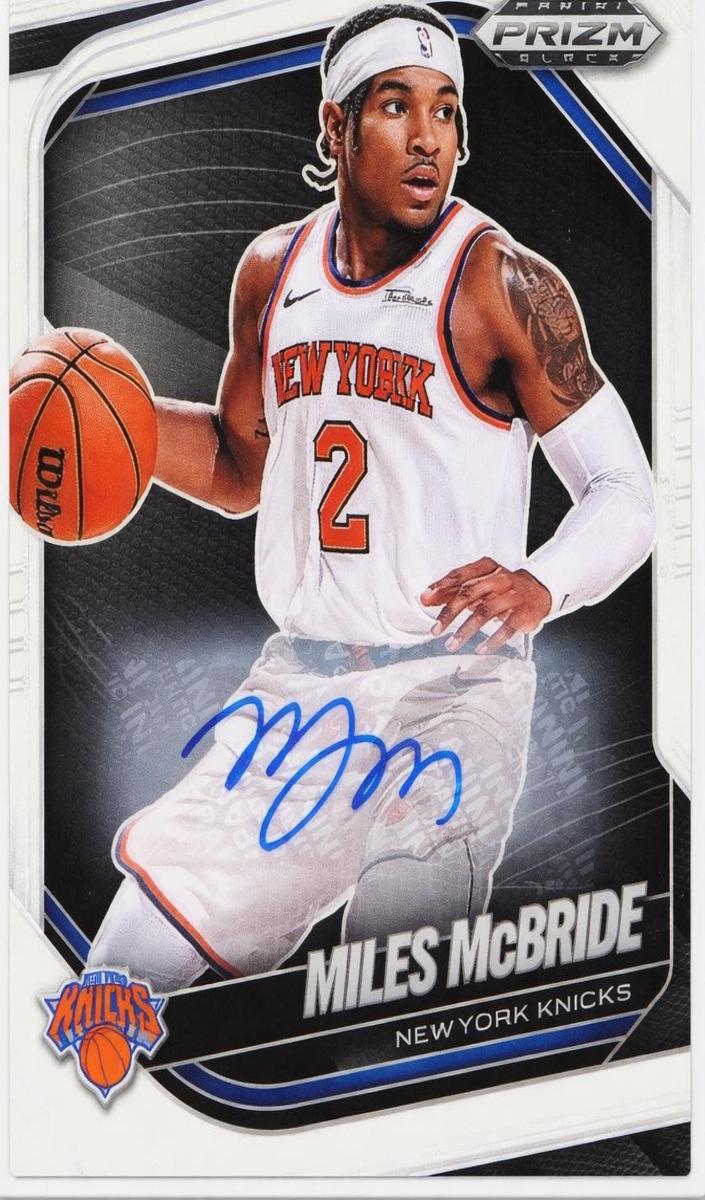 2024 Panini Prizm Black Basketball Silver Miles McBride #189