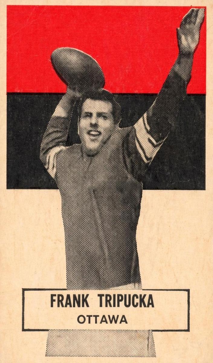 1959 Wheaties CFL Football Frank Tripucka #NNO