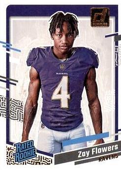 2023 Panini Donruss Football Zay Flowers #9