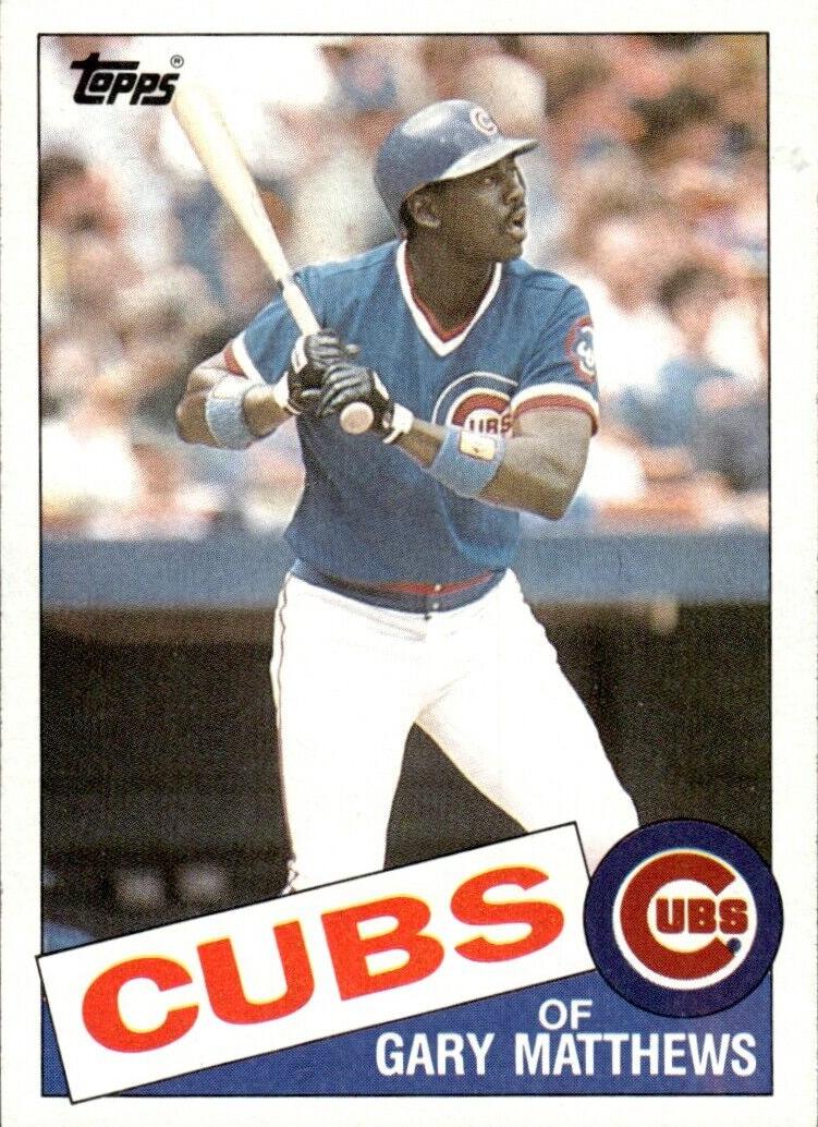 1985 Topps Baseball Gary Matthews #210