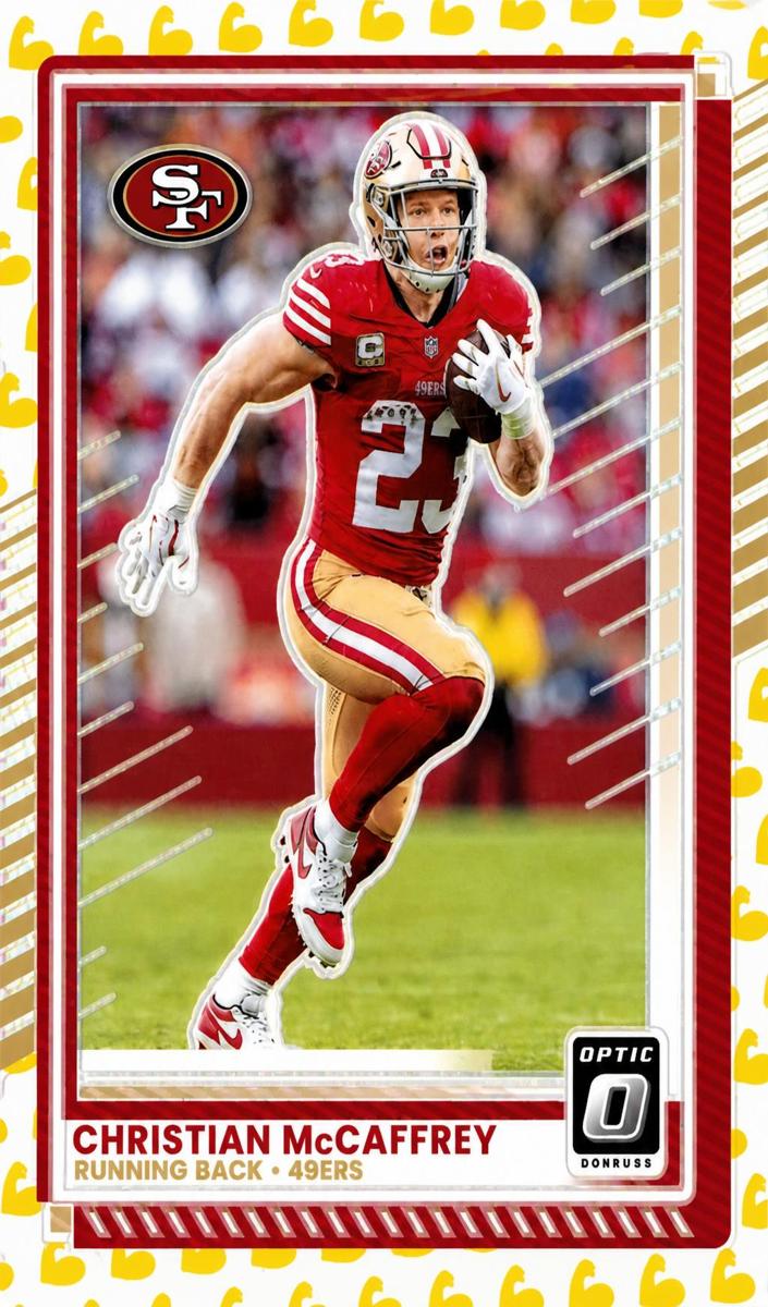 2025 Donruss Optic Football Flex Christian McCaffrey #119