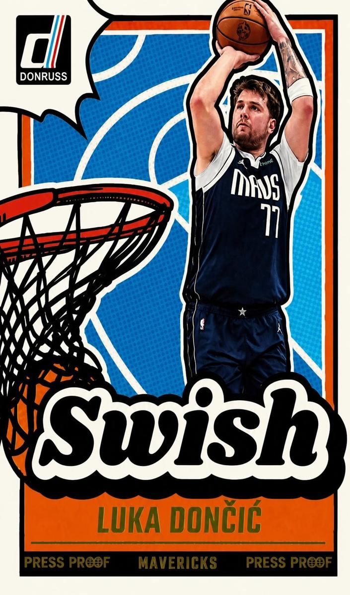 2024 Panini Donruss Basketball Press Proof Gold Luka Doncic #10