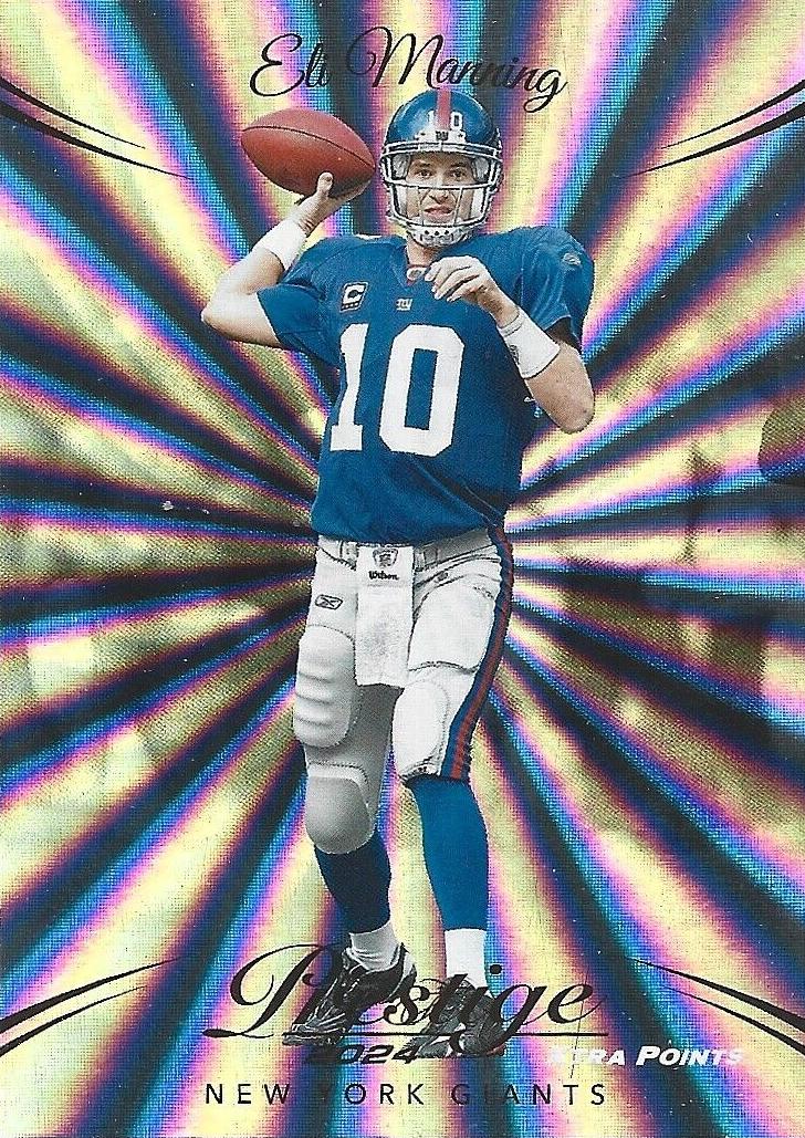 2024 Panini Prestige Football Sunburst Xtra Points Eli Manning #227