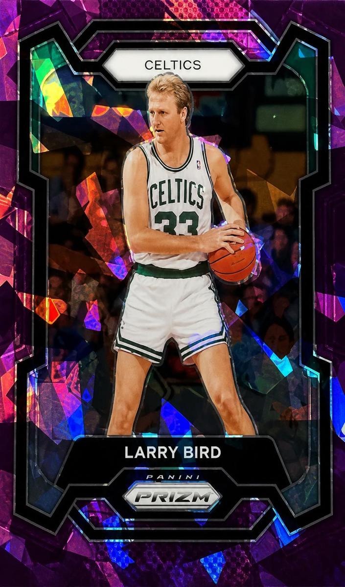 2023 Panini Prizm Basketball Purple Ice Larry Bird #189