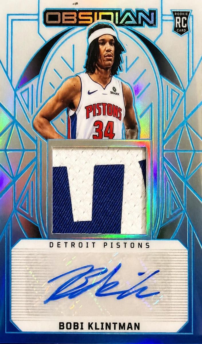 2024 Panini Obsidian Basketball Electric Etch Snowcapped FOTL Bobi Klintman #216