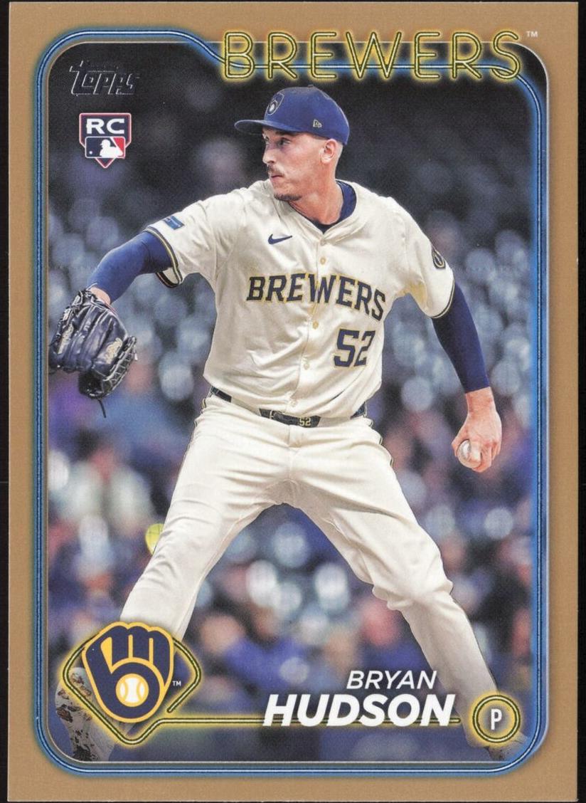 2024 Topps Update Baseball Gold Bryan Hudson #US105