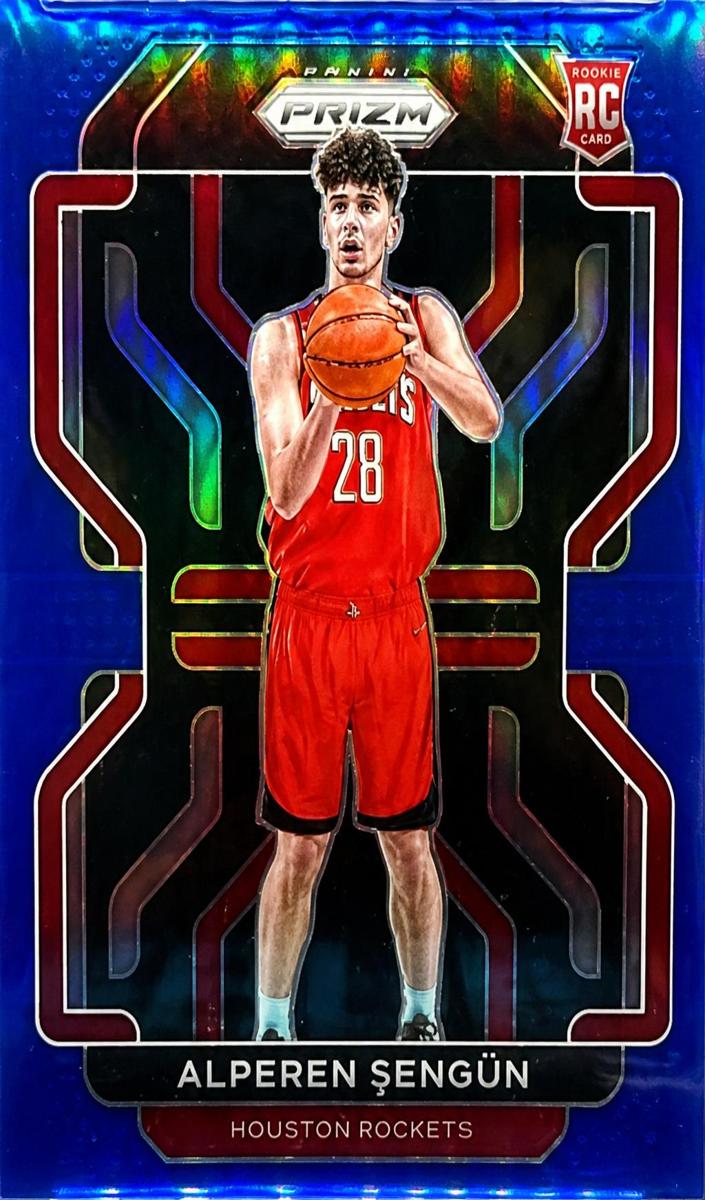 2021 Panini Prizm Basketball Prizms Blue Alperen Sengun #318 PSA 10