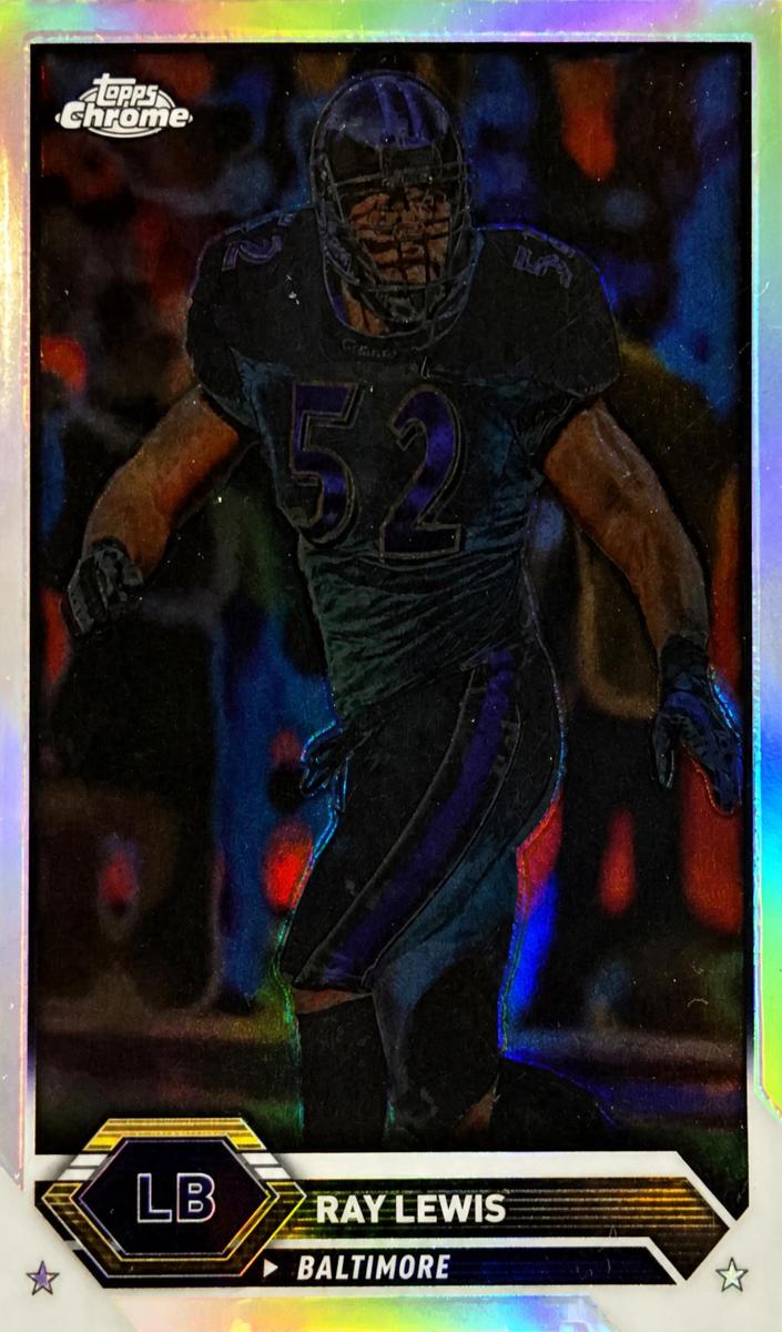 2023 Topps Composite Football Divergent Refractor Ray Lewis #20