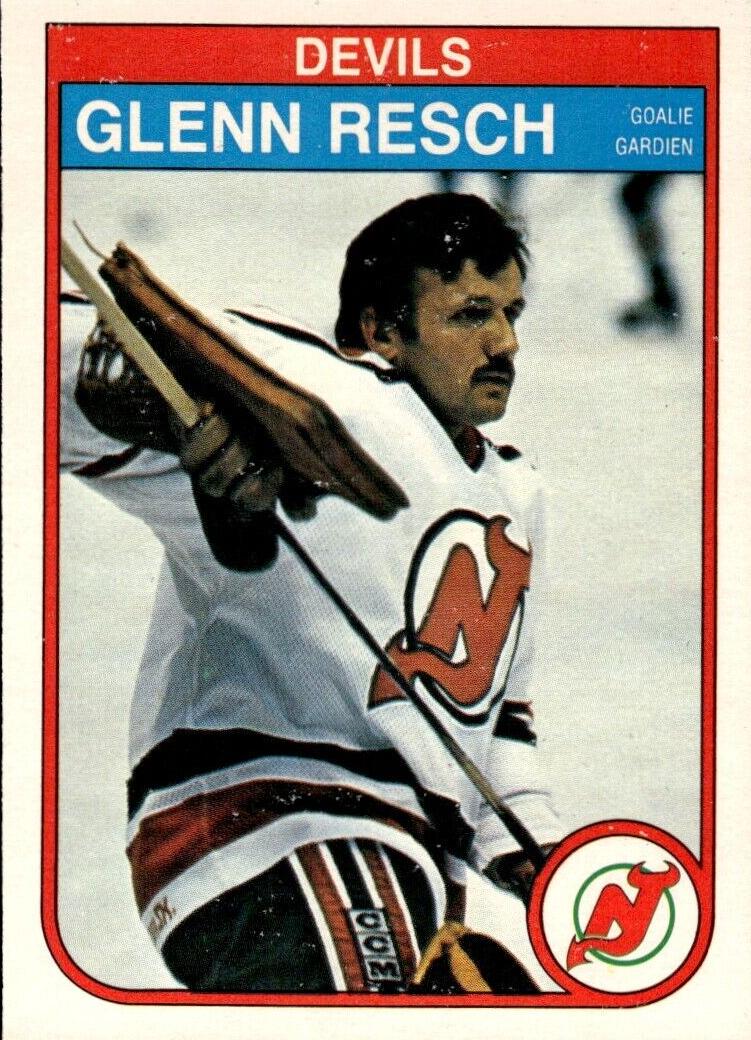 1982 O-Pee-Chee Hockey Glenn Resch #145