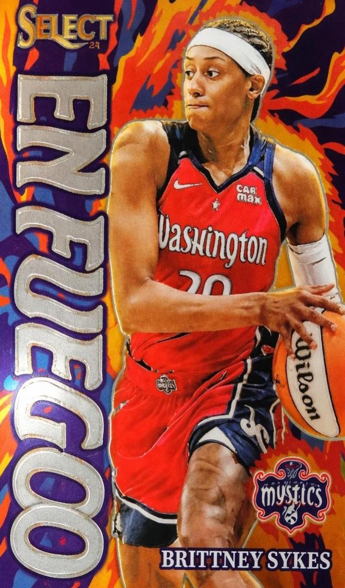 2024 Panini Select WNBA Basketball Blue Flash Brittney Sykes #11