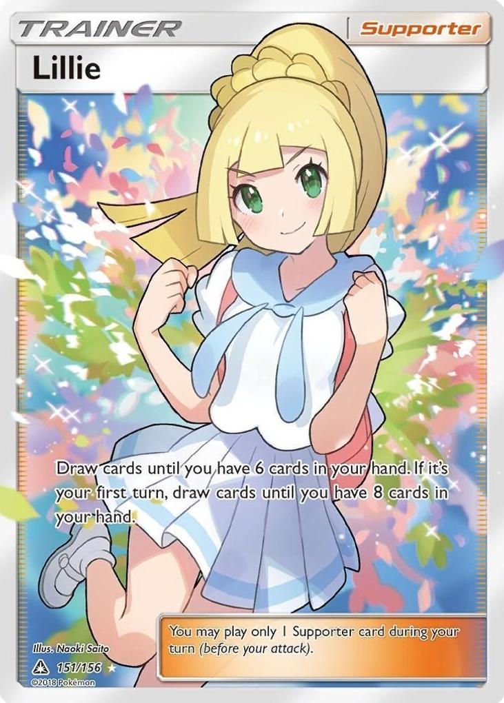 2018 Pokemon Sun & Moon Ultra Prism Lillie #151 PSA 8.5