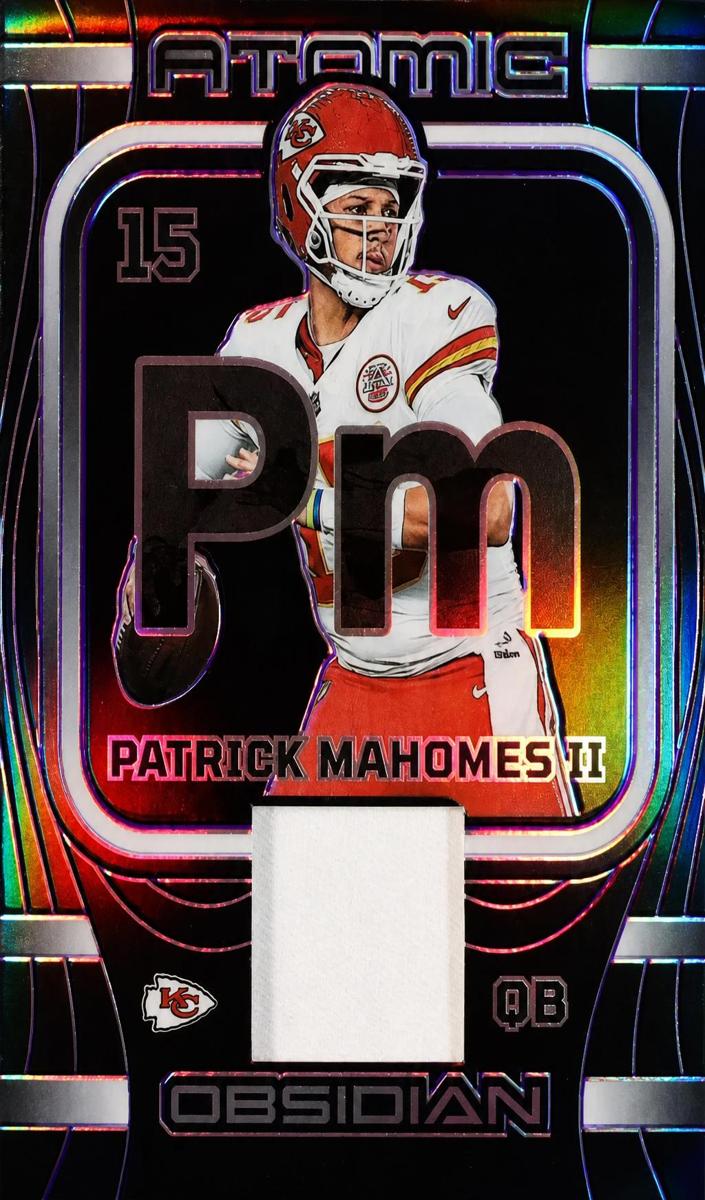 2023 Panini Obsidian Football Electric Etch Purple Patrick Mahomes II #AMA-PMA