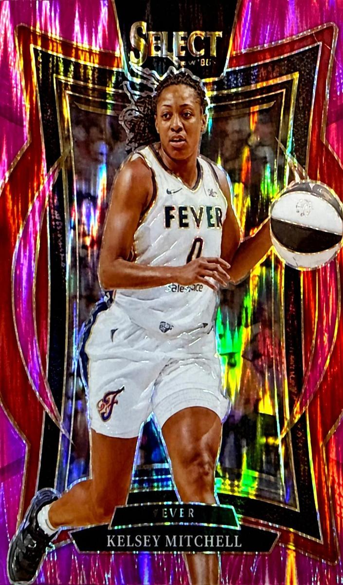 2025 Panini Select WNBA Basketball Pink Flash Kelsey Mitchell #44