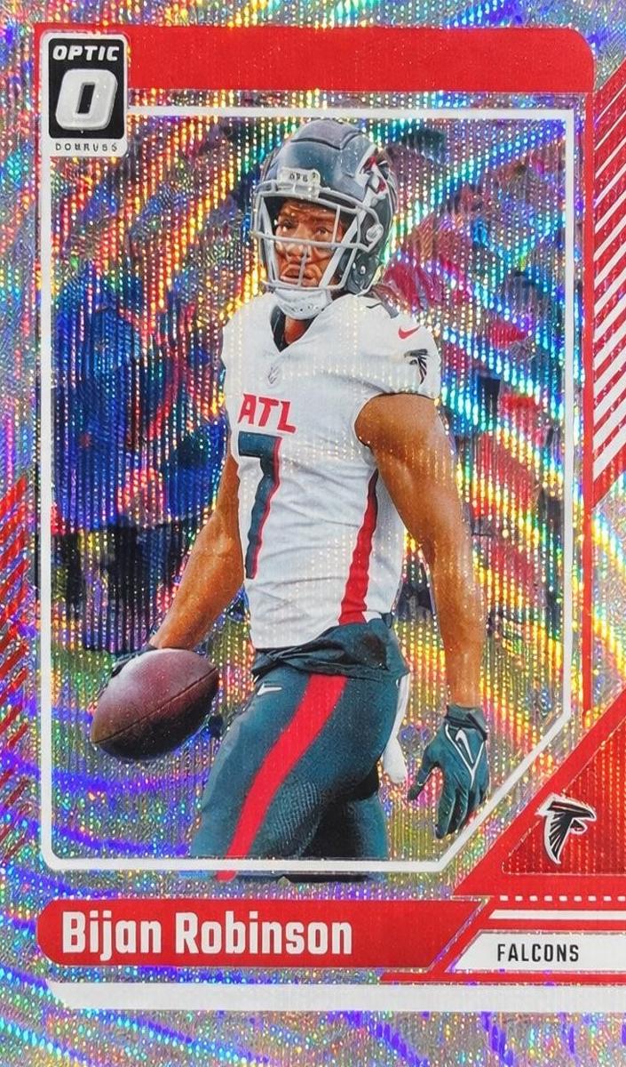 2024 Donruss Optic Football Wave Bijan Robinson #8