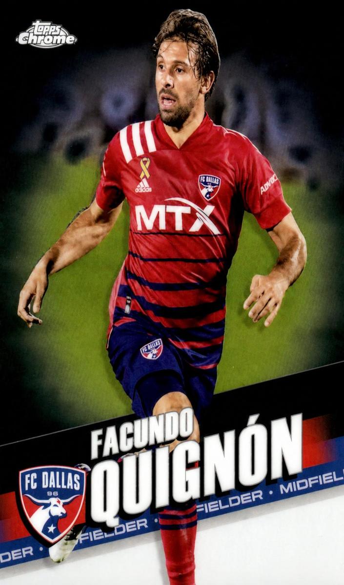 2022 Topps Chrome MLS Soccer Facundo Quignon #145