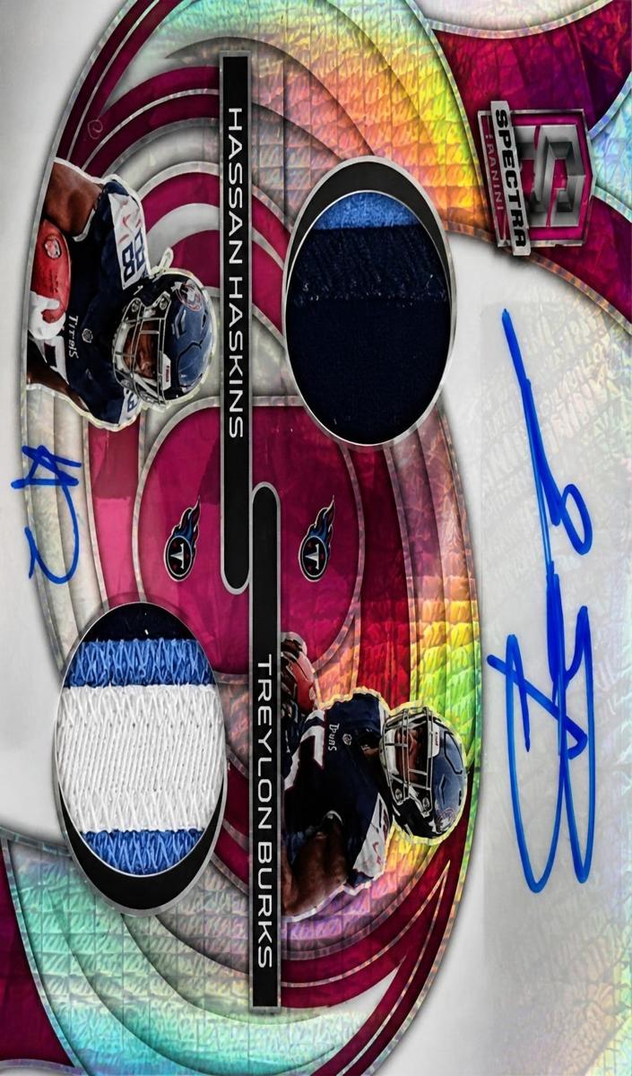 2022 Panini Spectra Football Neon Pink Treylon Burks #DPA-TEN