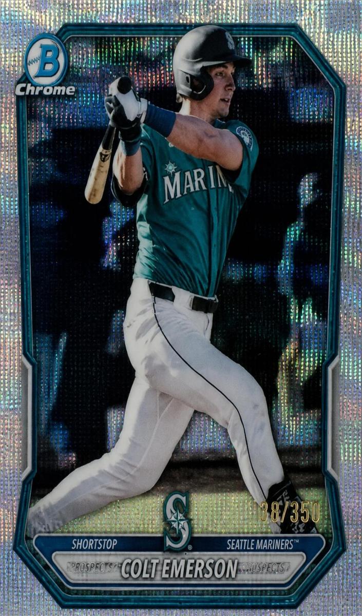 2026 Bowman Baseball Wave Refractor Colt Emerson #BCP-108