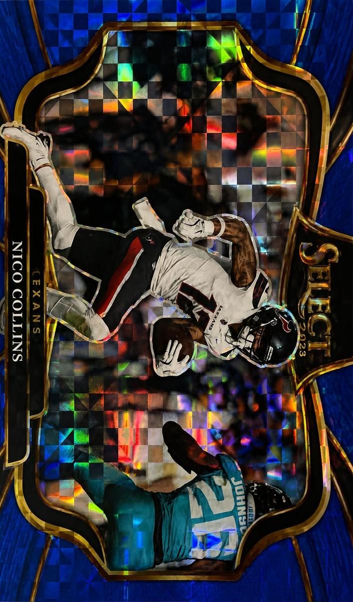 2025 Panini Select Football Blue Nico Collins #434