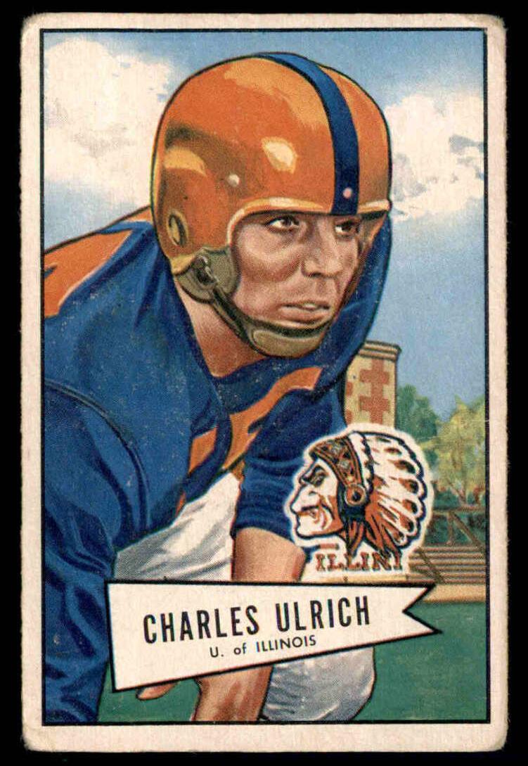 1952 Bowman Large Football Chuck Ulrich #134 PSA 6.5