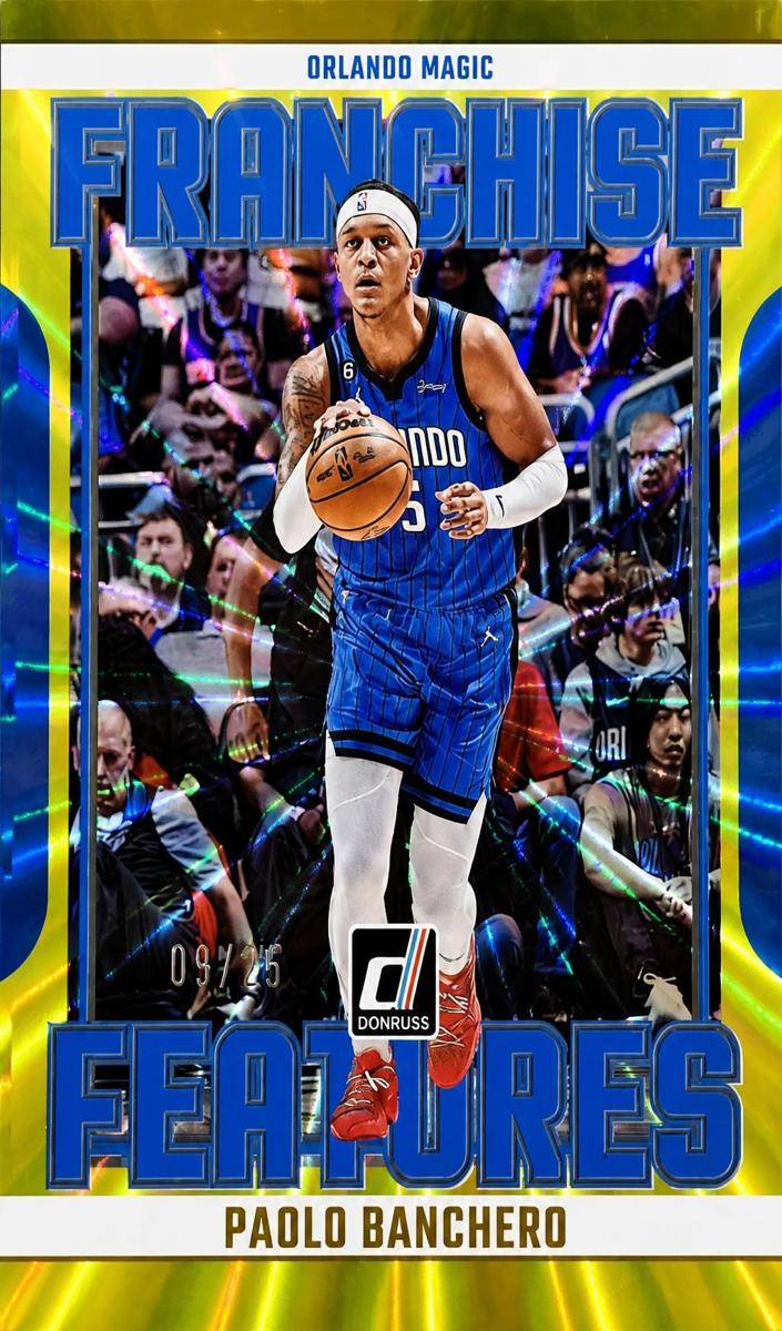 2024 Panini Donruss Basketball Holo Yellow Laser Paolo Banchero #16