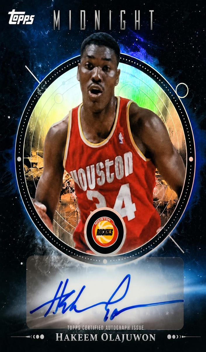 2025 Topps Midnight Basketball Hakeem Olajuwon #MO-HO