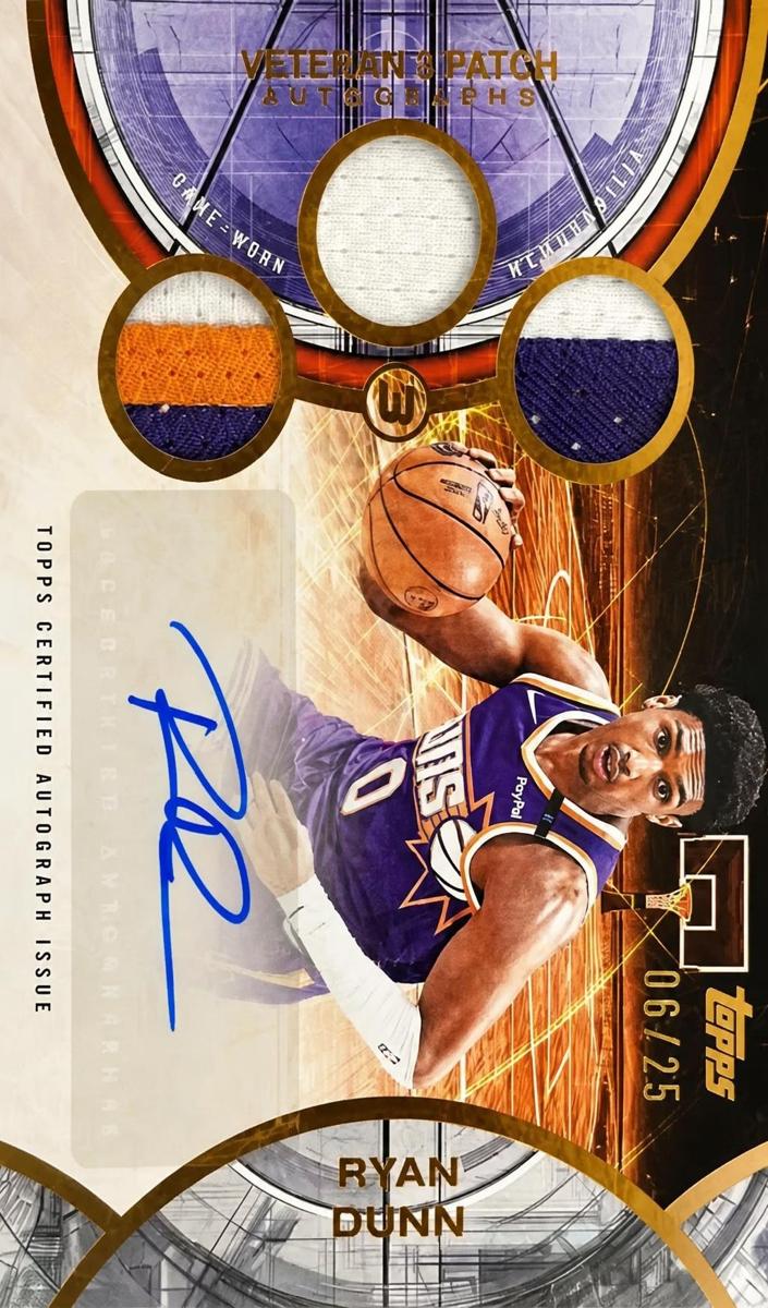 2025 Topps Three Basketball Bronze Ryan Dunn #V3A-RD