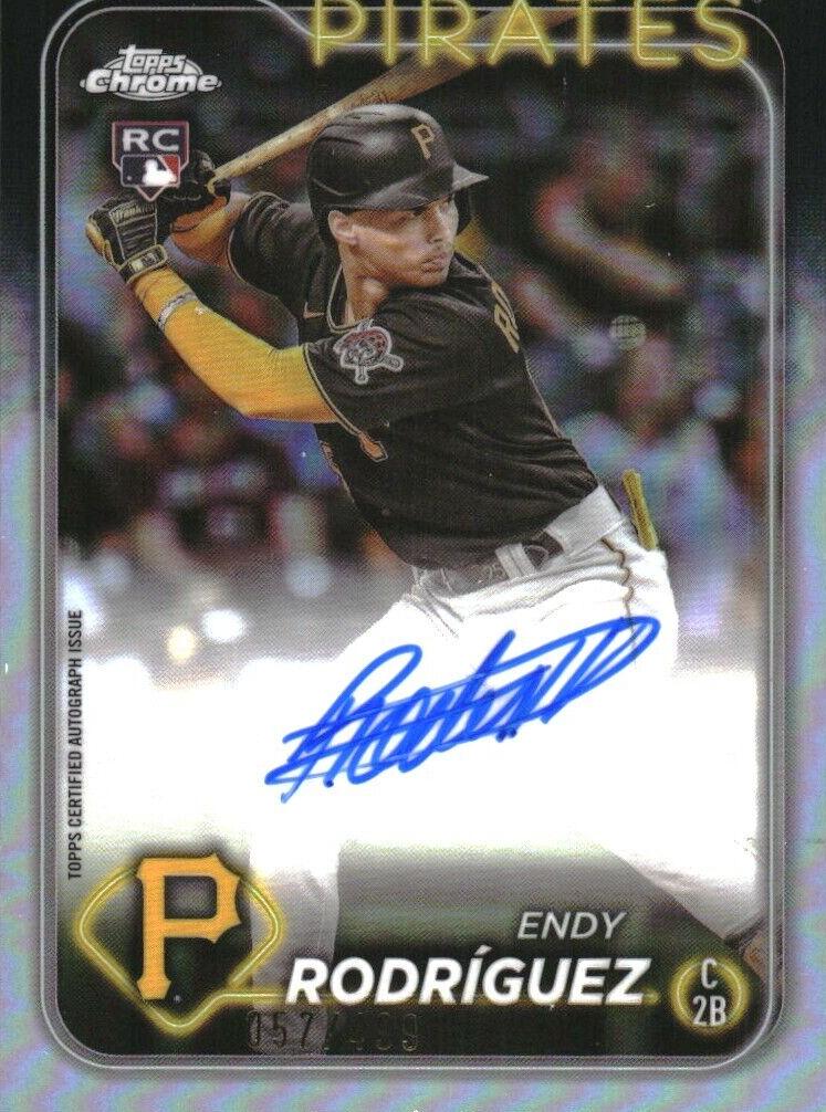 2024 Topps Chrome Baseball Refractor Endy Rodriguez #RA-ER