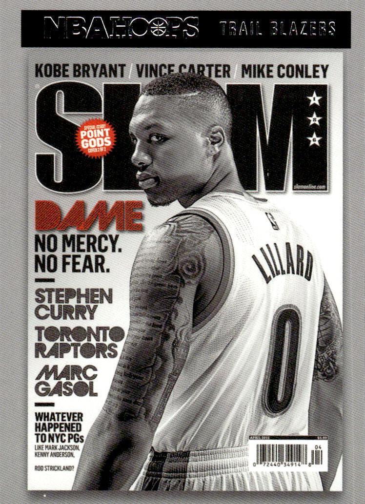 2020 Panini Hoops Basketball Damian Lillard #16 PSA 9