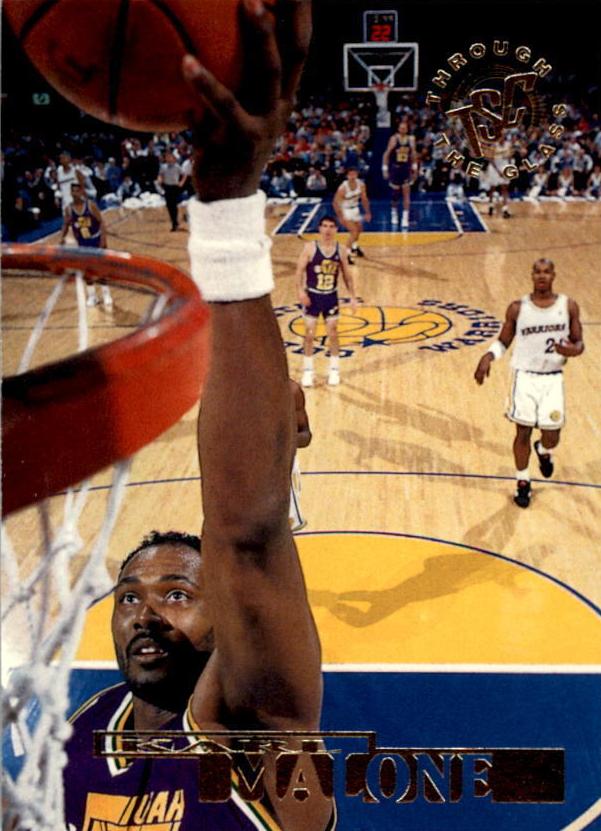 1994 Topps Stadium Club Basketball Karl Malone #162 PSA 9