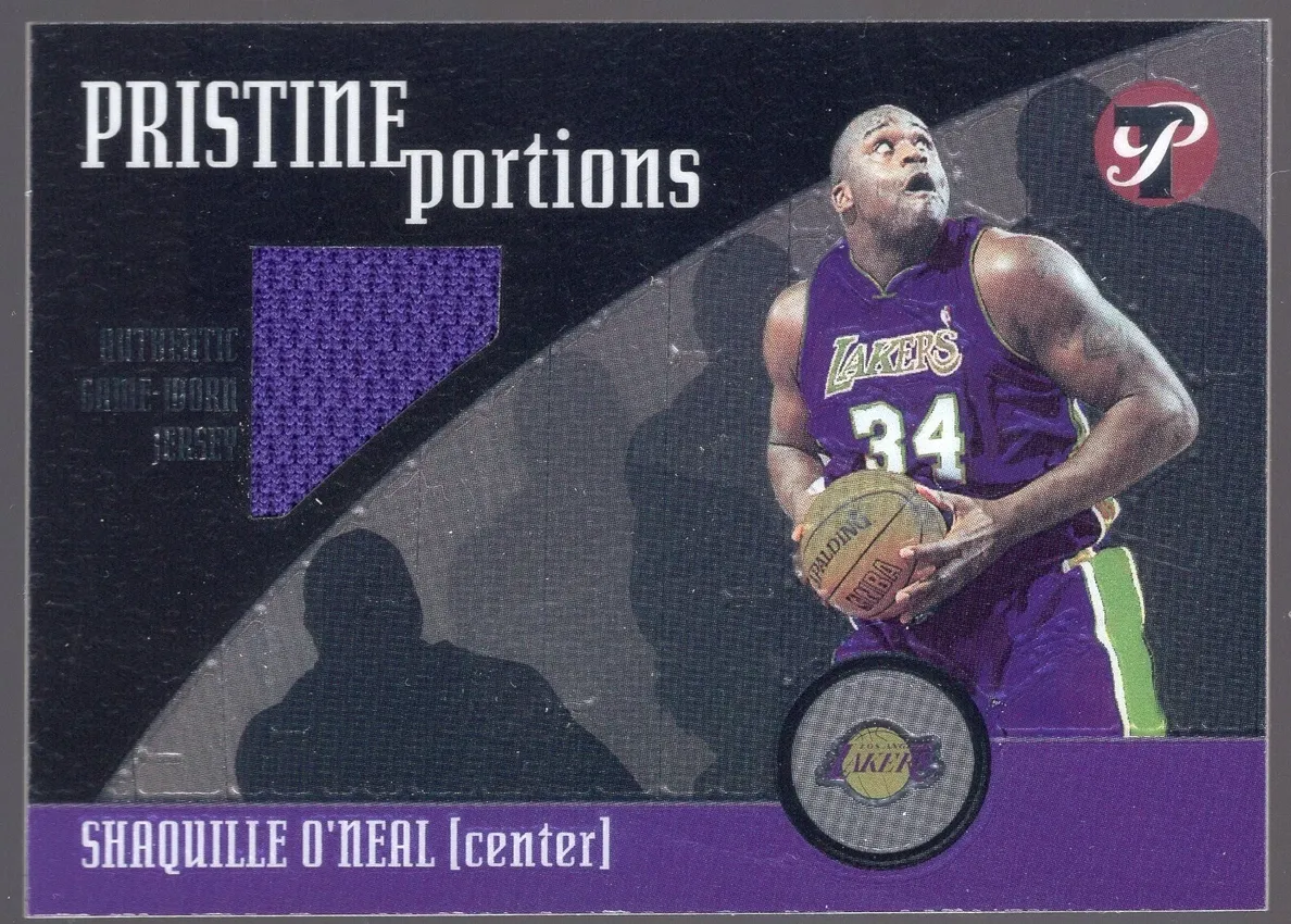 2001 Topps Pristine Basketball Shaquille O'Neal #PP-SO