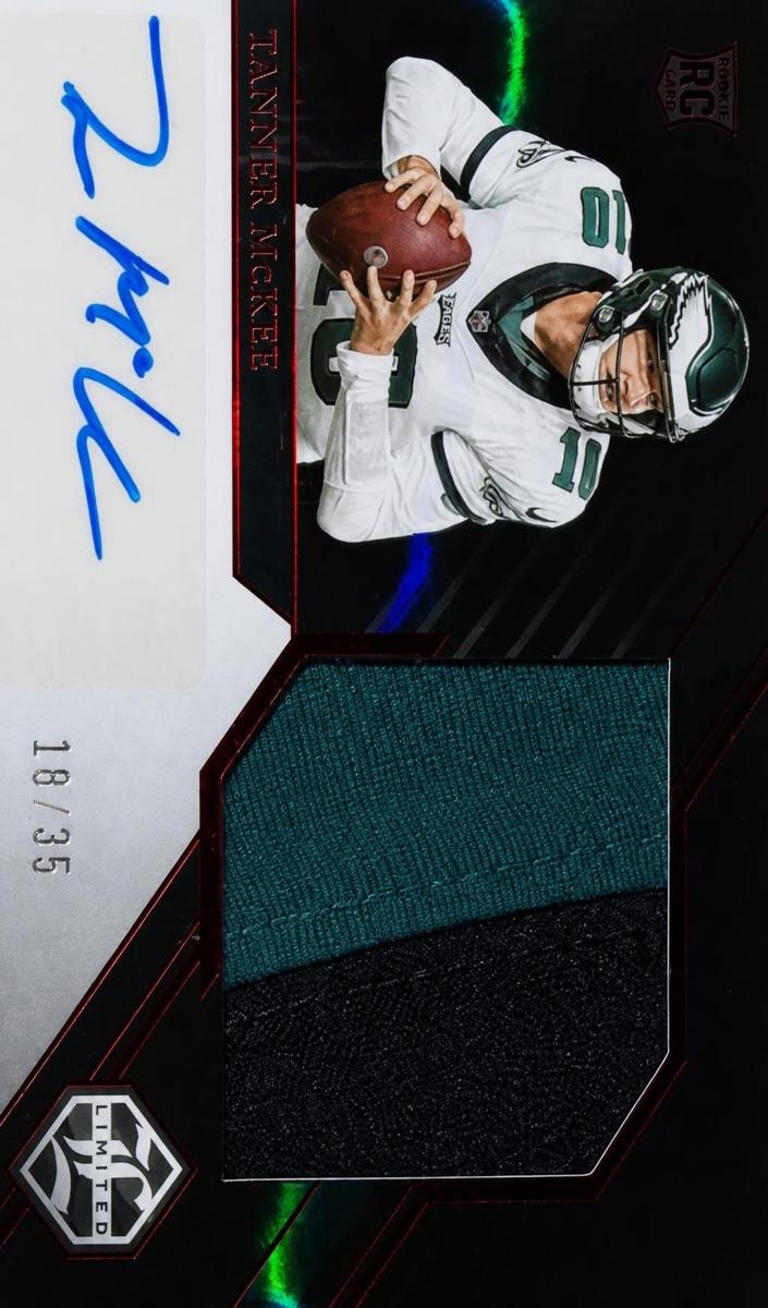 2023 Panini Limited Football Ruby Spotlight Tanner McKee #178
