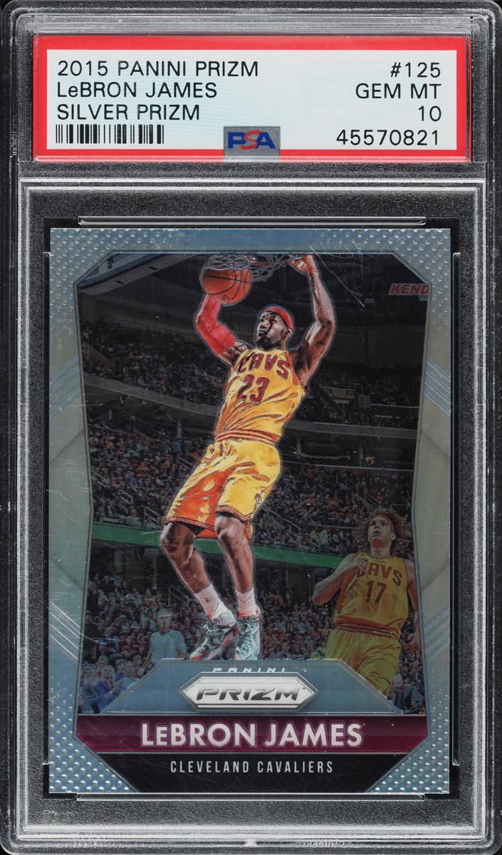 2015 Panini Prizm Basketball Silver LeBron James #125