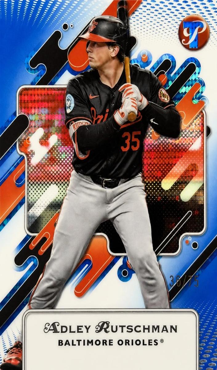 2025 Topps Pristine Baseball Blue Refractor Adley Rutschman #32