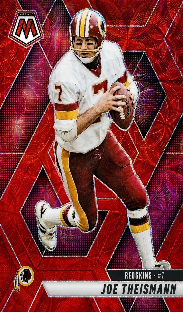 2025 Panini Mosaic Football Red Scope Joe Theismann #105