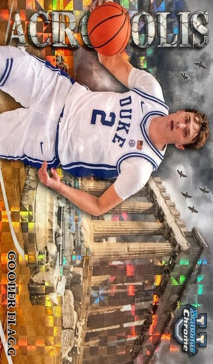 2024 Bowman Chrome University Basketball X-Fractor Cooper Flagg #A-1
