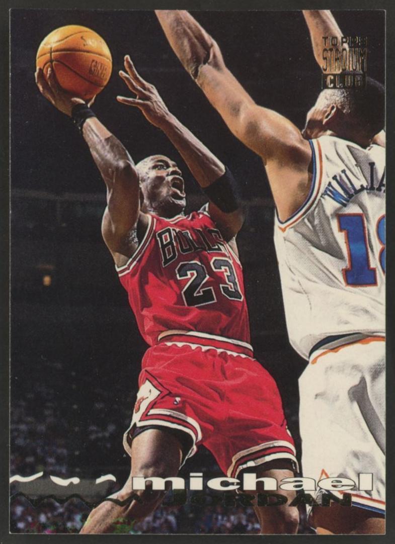 1993 Topps Stadium Club Basketball Michael Jordan #169