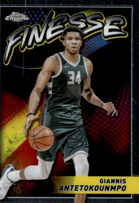 2023 Topps Chrome Basketball Giannis Antetokounmpo #F-3
