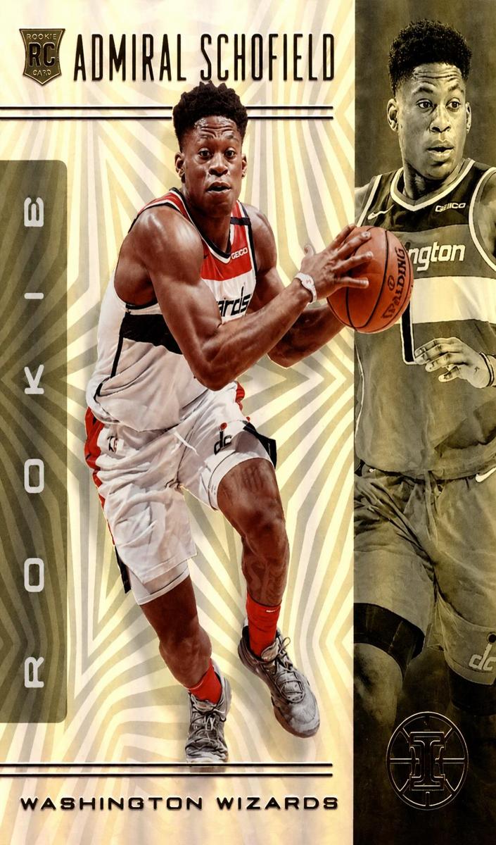 2019 Panini Illusions Basketball Admiral Schofield #192 PSA 8.5
