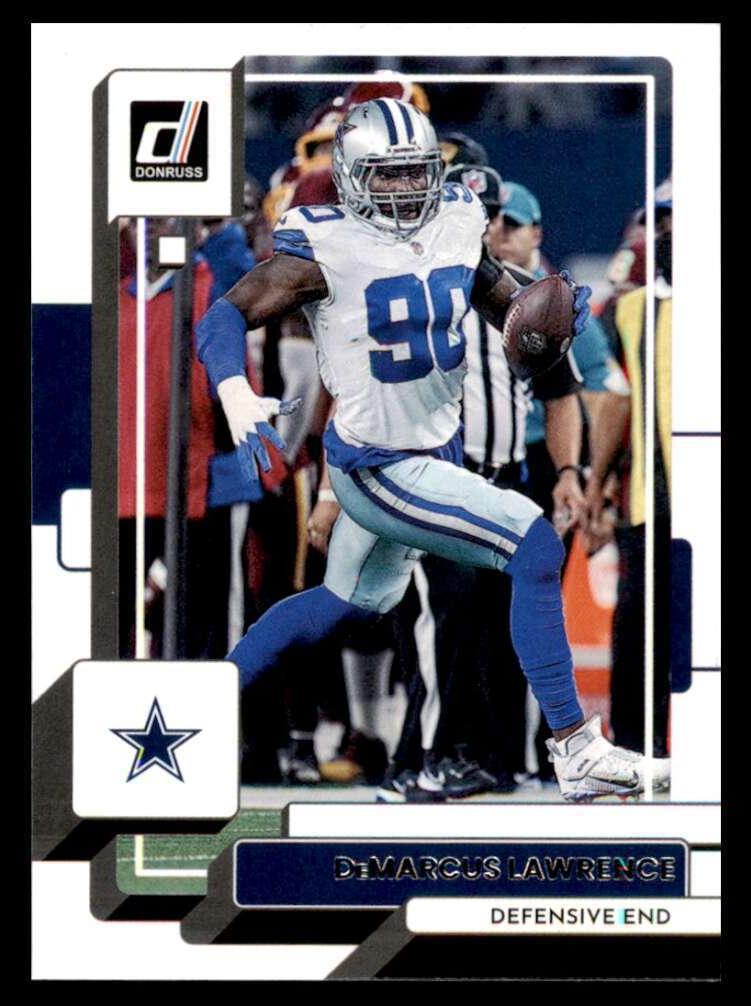 2022 Panini Donruss Football Aqueous Test DeMarcus Lawrence #156