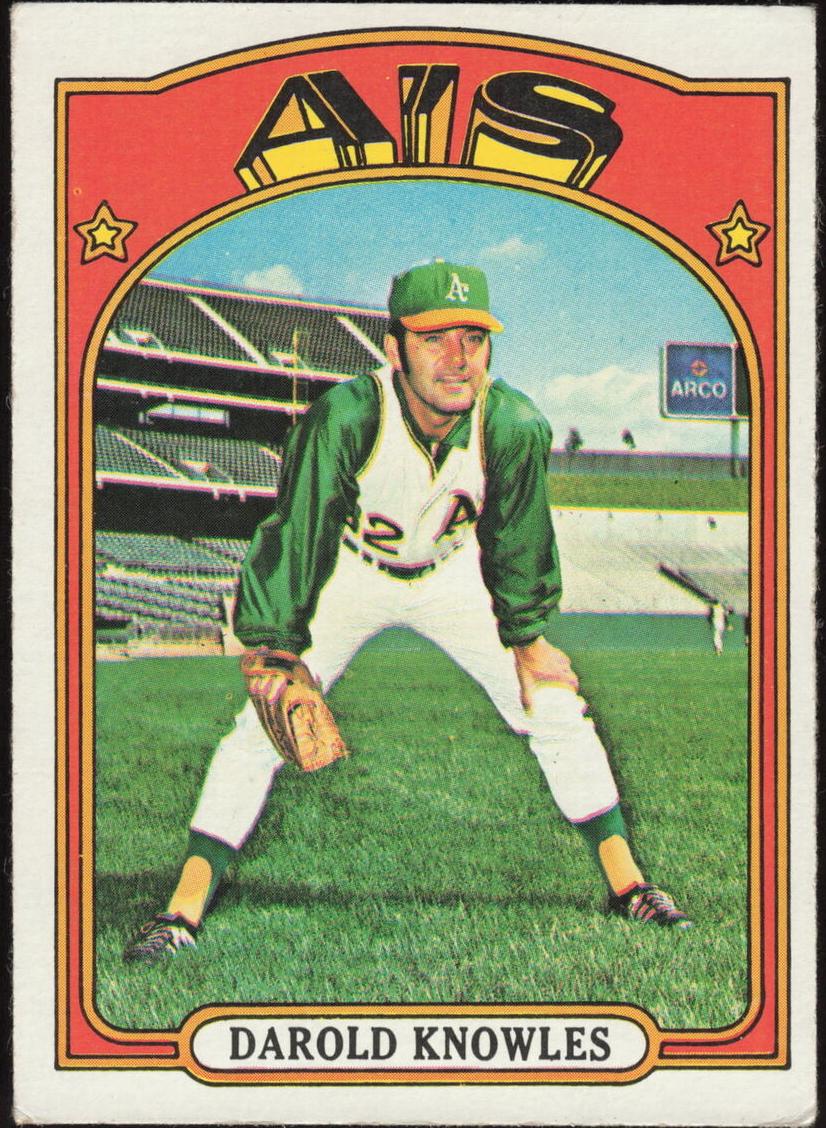 1972 Topps Baseball Darold Knowles #583