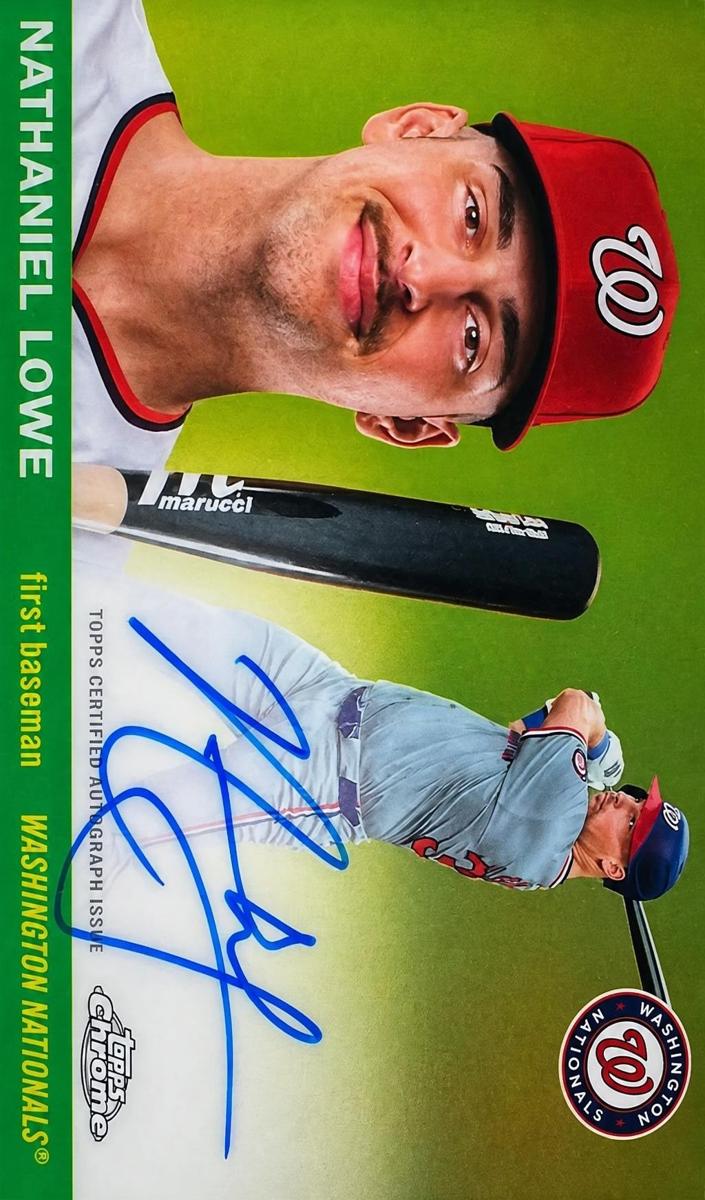 2025 Topps Chrome Platinum Baseball Nathaniel Lowe #CPA-NL
